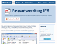 Tablet Screenshot of 1pw.de